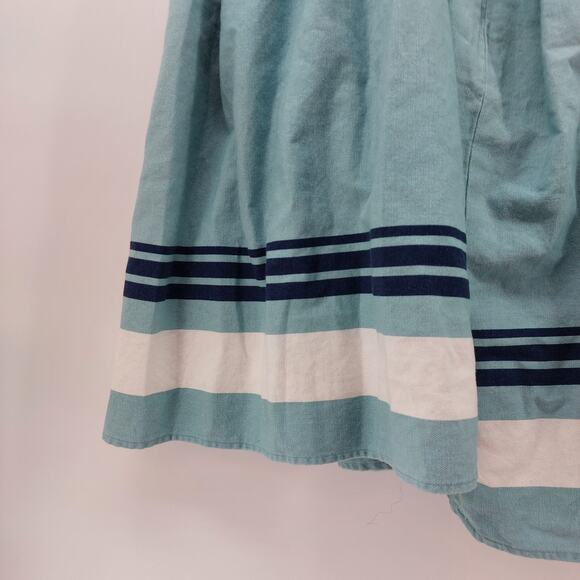 Jason Wu for Target Blue Skirt Plus Size 22W Pleaded Cotton - Picture 11 of 13